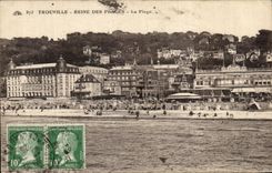 CPA Trouville Reine des Plages La Plage