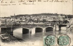 CPA Trouville La Pont de la Gare