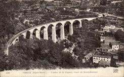 CPA Vence Viaduc de la Cagnes route de Saint Jeannet