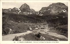 CPA Road Aubisque Seen on the Circus of Gourette and the hotels