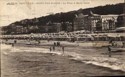 CPA Trouville Reine des Plages La Plage a Maree haute