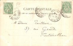 CPA Moret on Loing the door of the Bridge