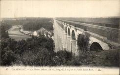 CPA Chaumont Le Viaduc et la Vallee Saint Roch