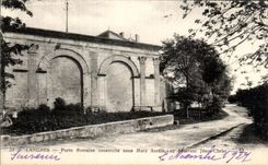 CPA Langres Porte Romaine construite sous Marc Aurele an 