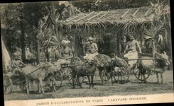 CPA Garden Acclimatization Of Paris Indian Caravan