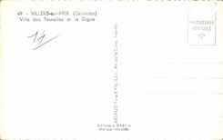 CPA Villers sur Mer Villas des Tourelles et la Digue