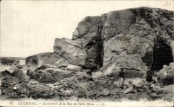 CPA Croisic Caves of Bay of Small Sand