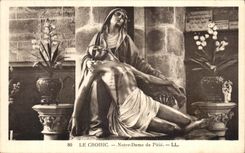 CPA Croisic Notre Dame de Pitie Christ