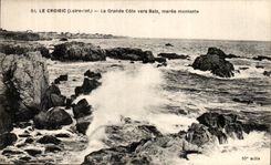 CPA Croisic (the Loire inf) the Great dimension towards Batz rising tide