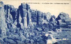 CPA Croisic (the Loire inf) With the Great Dimension the Cliff of the needles