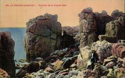 Rocas de CPA Croisic (el Loire inf) de la gran dimension