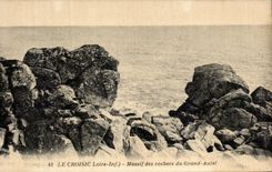 CPA Croisic the Loire Inf Mssif of the rocks of the Large Furnace bridge