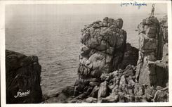 CPA Croisic Rocks with the great Dimension