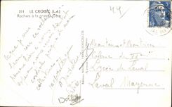 CPA Croisic Rocks with the great Dimension