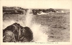 CPA Croisic (the Loire Inf) Effect Waves On the Great Dimension