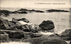 CPA Croisic (the Loire inf) Rocks of the Point