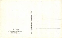 CPA Nice the Walk of the English and I Negresco Hotel