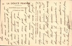 CPA Nantes (the Loire Lower) Town hall