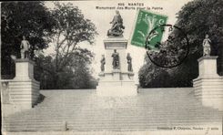 CPA Nantes Monument of Died for the Fatherland