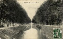 CPA Troyes View of the Canal