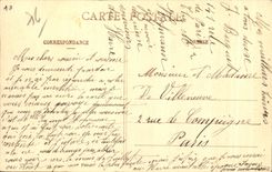 El normando de CPA viste los casquillos del folklore del cuchillo de la ostra de Le Havre