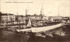 CPA Le Havre Le Bassin Du Commerce et les Yachts Bateaux