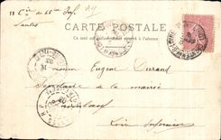 CPA Nantes the Place and the column Louis XVI