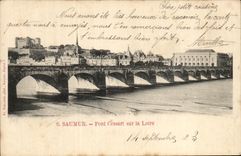 CPA Saumur Pont Cessart sur la Loire