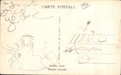 CPA Langrune on Sea (Apple-brandy) Interior of I Church (XIII sicele)