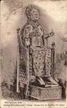 CPA Conques (Aveyron) Tresor Statue d or de Ste Foy (X siecle)