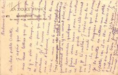 CPA Narbonne (Aude) el canal y el St de la catedral apenas