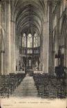 CPA Troyes the Cathedral Nave and Chorus