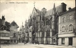 CPA Troyes Church Saint Urbain
