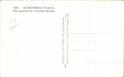 CPA La Bourboule Vue generale et la roche Vendeix