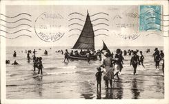 CPA Paris Plage L heure du Bain