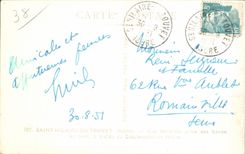 Holy CPSM Hilaire of Touvet View taken of the Sanatoria At the bottom the valley of Gresivaudan and Isere