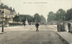 CPA Tours Avenue de Grammont