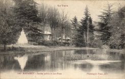 CPA Mazamet Public garden and Jet water