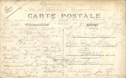 CPA La Grande Guerre 1914 Amiens Artillerie Francaise Militaria 