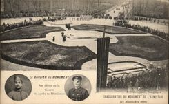 CPA Inauguration Du Monument De L Armistice Militaria Compiegne 