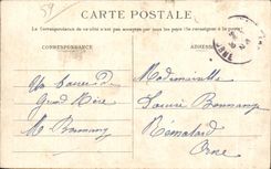 CPA Of Lille I Send These Flowers to You