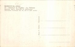 CPA Morienval interior de iglesia de I la iglesia vieja de la abadia de la plataforma de Bencdictines