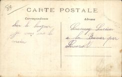 CPA Guerre de 1914 Senlis Groupe de maisons detruites militaria
