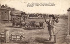 CPA Legends Of Saint Saulge Barouche