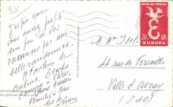 CPA Castle Chinon Nievre View Under Snow