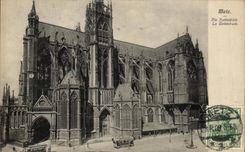 CPA Metz Die Kathedrale La Cathedrale