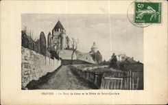 CPA Layered branches the Tower of Cesar and the Dome of Saint Quiriace