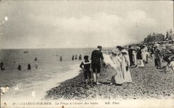 CPA Cayeux Sur Mer La Plage a l heure des bains