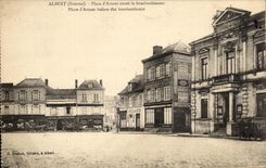 CPA Albert Place d Armes avant le bombardement Place d Armes before the bombardment