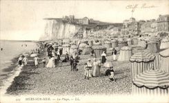 CPA Mers Sur Mer La Plage